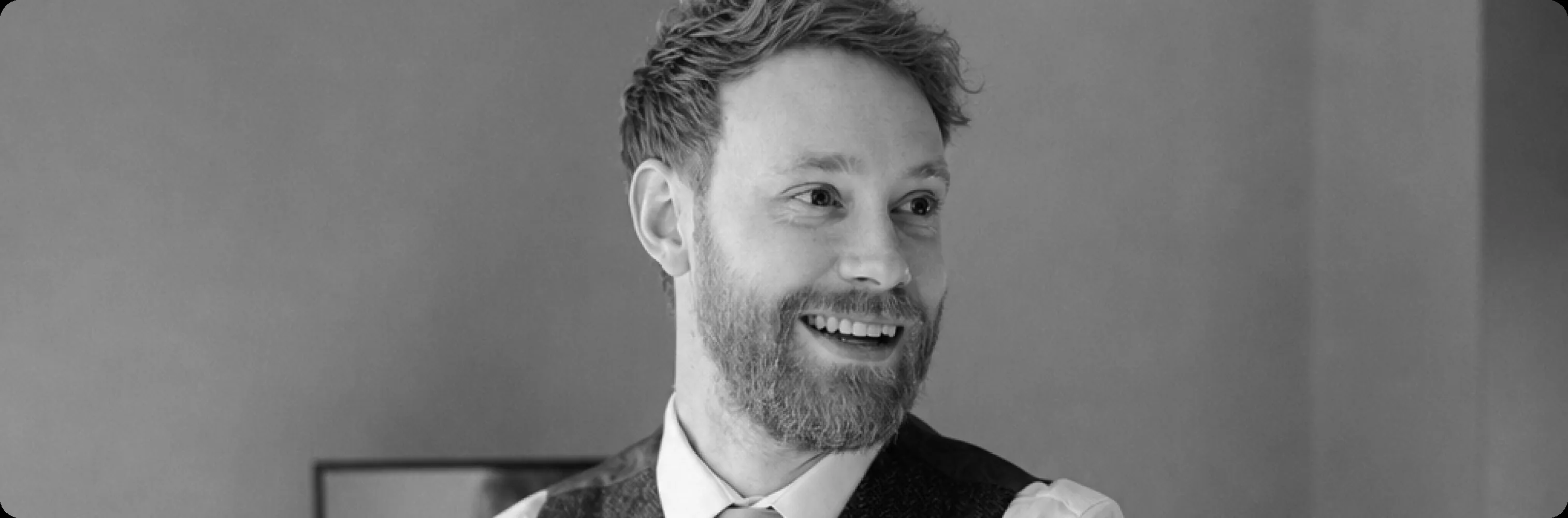 Nate, photographed at a wedding