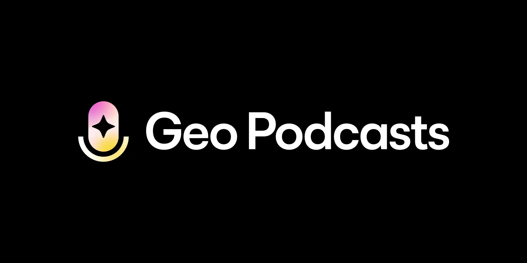 A row of podcast artwork
